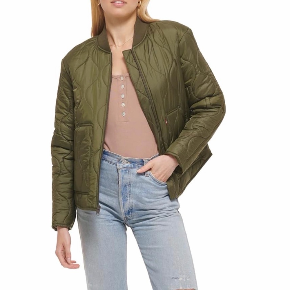 Levi's Olive‎ Quilted Women's Jacket